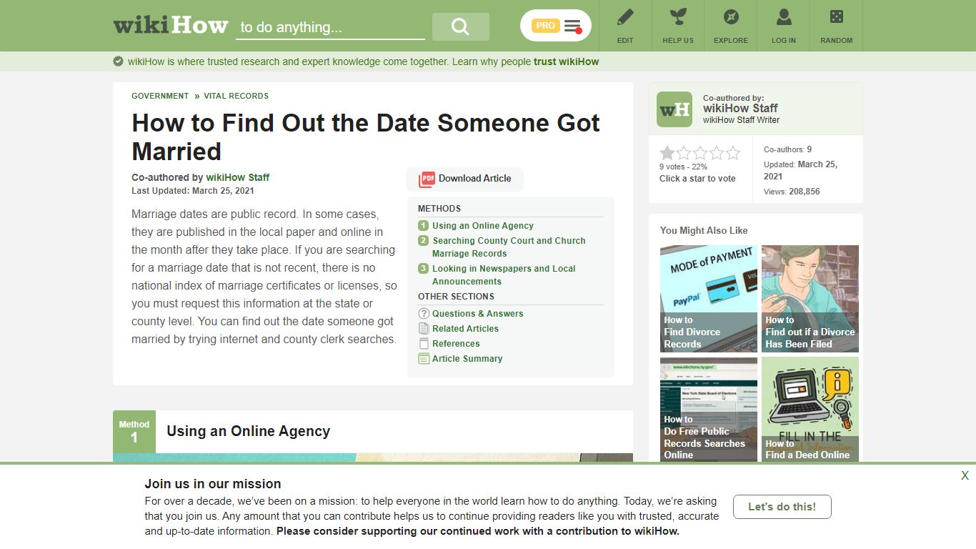 3 Ways to Find Out the Date Someone Got Married - wikiHow